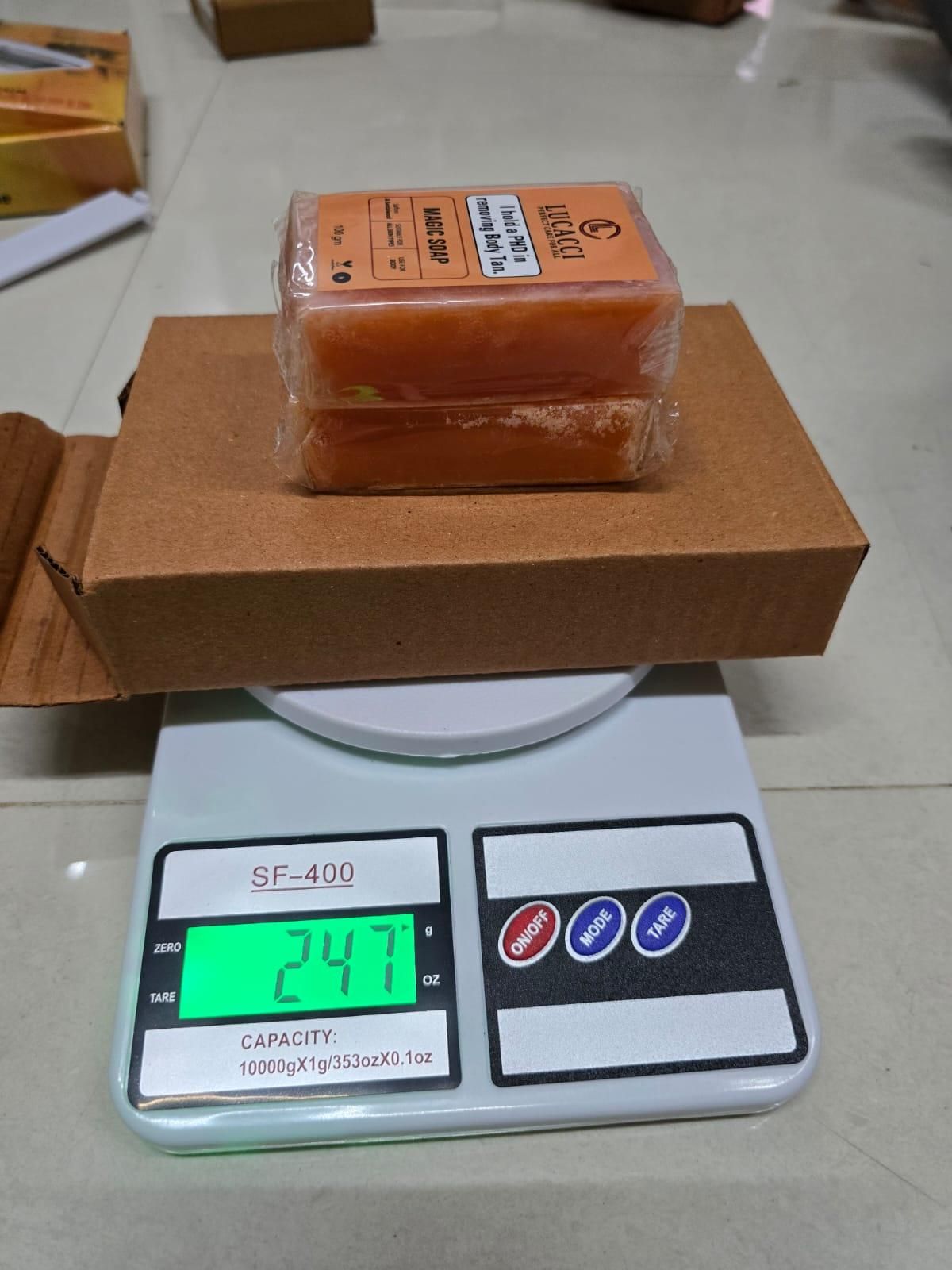 Lucacci Soaps Sandalwood & Saffron Magic Soaps For Bath Paraben Free 100g