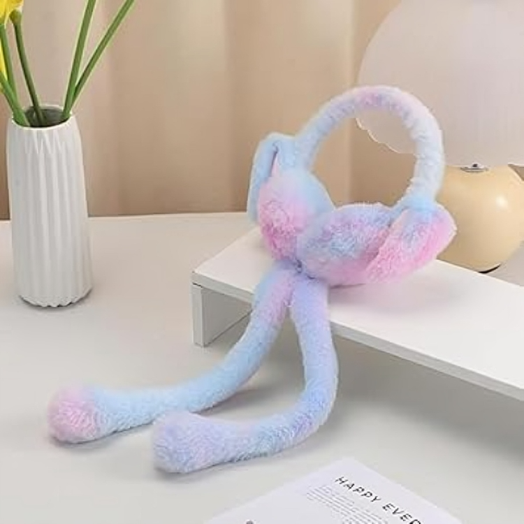 Fluffy Rabbit Ear Earmuffs for Girls & Boys
